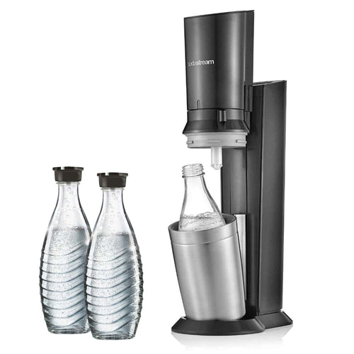 Pack Sodastream Crystal avec 2 carafes et 4 verres - aqwa-france